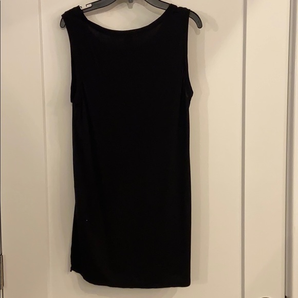 2008-2012? Forever 21 Black hi low sleeveless tank top w zipper detail S - Picture 3 of 8